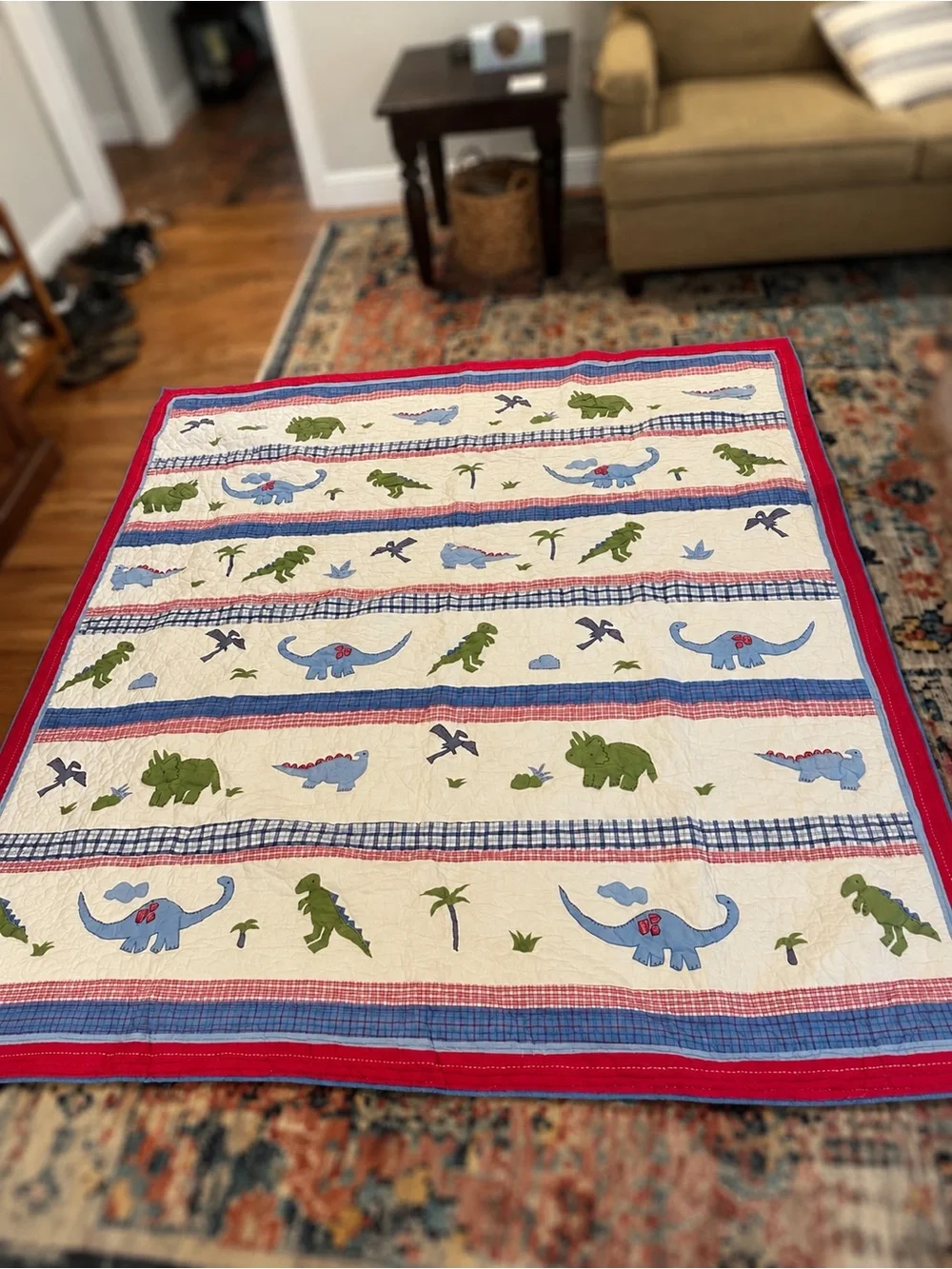 Pottery Barn Kids quilted bedspread
